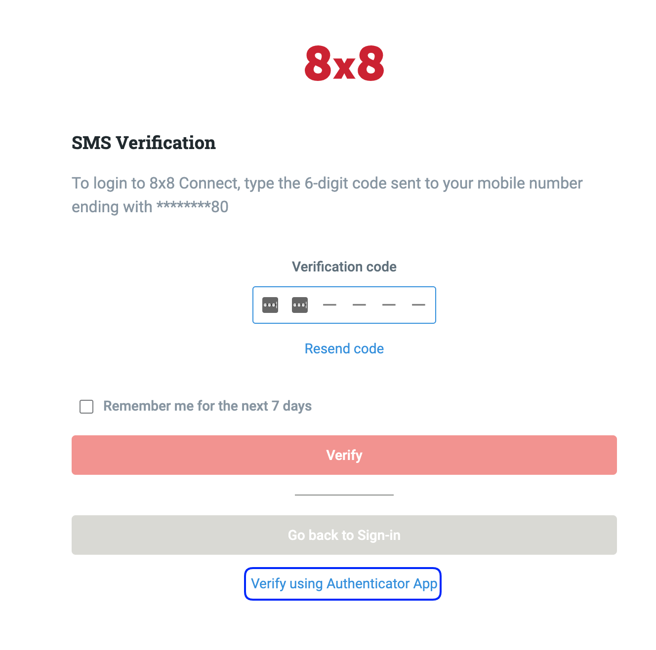 8x8_verify_using_authenticator.png
